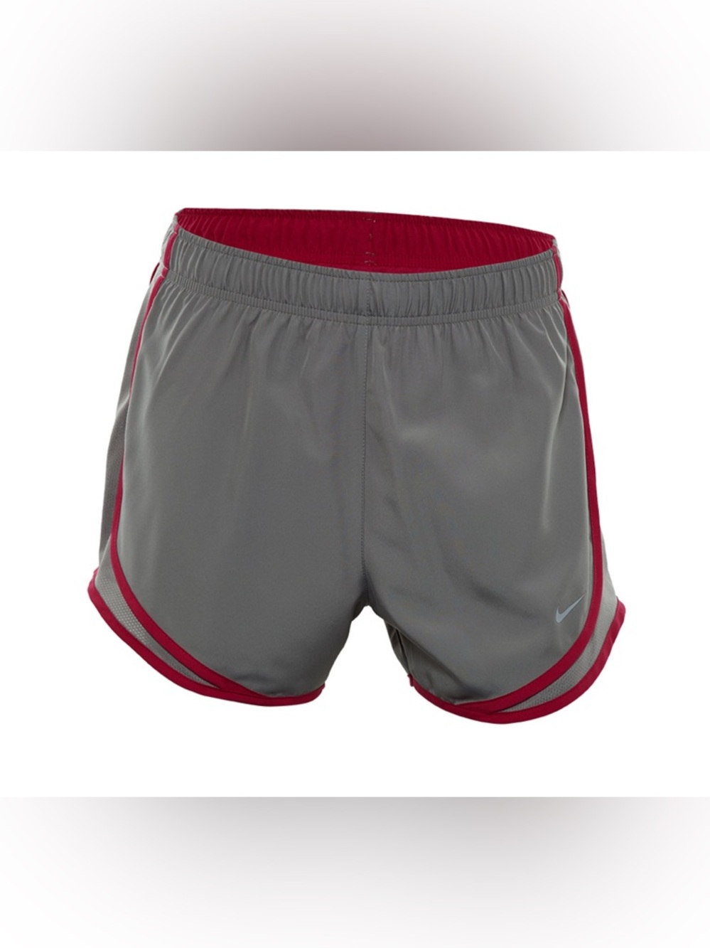 Nike Women’s Grey Athletic Shorts with Magenta Trim - Picture 2 of 9